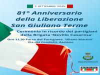 Si celebra l'81° anniversario della Liberazione