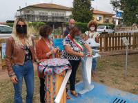 8 GIUGNO 2021 / Inaugurata la statua del delfino nel parco "Mattia Filippi" di Metato