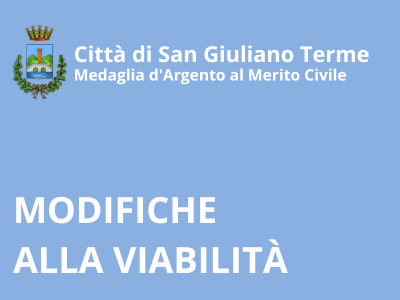 Modifiche alla viabilità nel mese di settembre